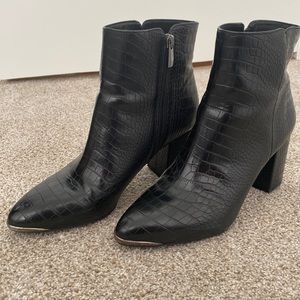 Snakeskin boots